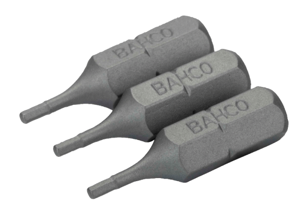 Стандартные биты для отверток под винты с шестигранной головкой, метрические размеры, 25 мм 59S/H mm