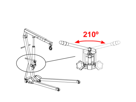 Кран складной BH6FC1000