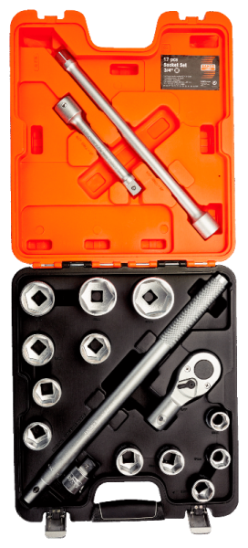 3/4″ Набор торцевых головок, пластиковый кейс, 17 предметов SLX 17