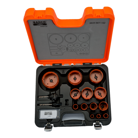 Наборы биметаллических кольцевых пил Sandflex 3834-SET-152