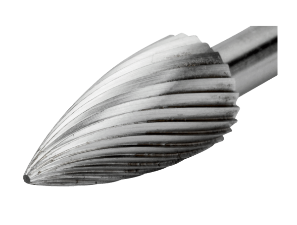 Бор-фреза аркоподобная, заостренная, индивидуальная упаковка HSSG-G-S