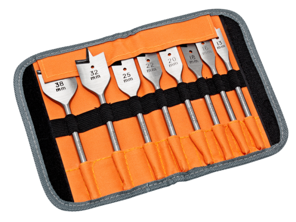 Набор перьевых сверл в чехле SB-9529/S8