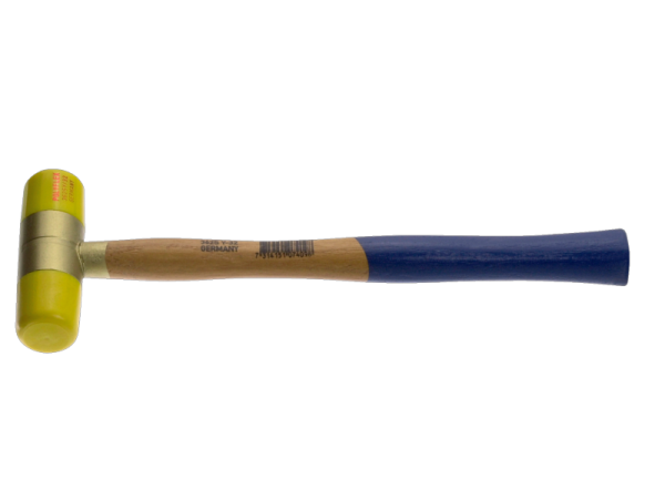 Молоток с пластмассовыми бойками POLYFLEX, деревянная рукоятка 3625Y