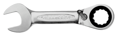 Комбинированный ключ дюймовых размеров, с храповиком, укороченный 10RZ