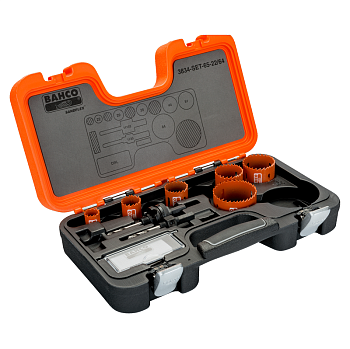 Наборы биметаллических кольцевых пил Sandflex 3834-65-22/64