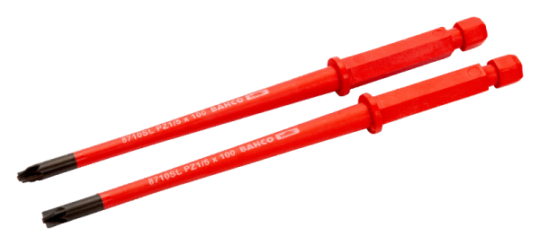 Изолированная комбинированная отверточная вставка под винты со шлицем и Pozidriv 8710SL-2P – 8720SL-2P