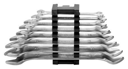 Набор двусторонних рожковых ключей, пластиковый держатель 6M/8C