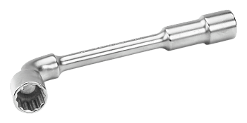 Двойной торцевой ключ метрических размеров, изогнутый 28M