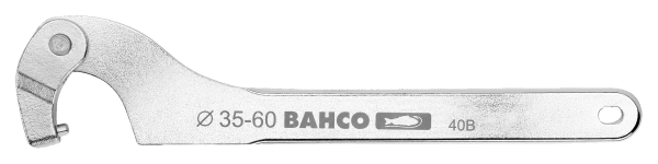 Регулируемый ключ для шлицевых гаек 40B