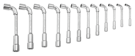 Набор двойных торцевых изогнутых ключей, картонная упаковка 28M/12