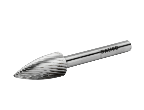 Бор-фрезы из быстрорежущей стали с аркоподобной, заостренной головкой HSSG-G