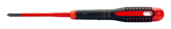 Изолированные отвертки ERGO™ под винты Phillips с тонким стержнем BE-8610SL – BE-8620SL