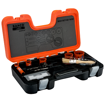 Наборы биметаллических кольцевых пил Sandflex 3834-SET-62-16/50 Наборы биметаллических кольцевых пил Sandflex 3834-SET-62-16/50