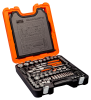 1/4″, 3/8″ и 1/2″ Набор торцевых головок, пластиковый кейс S138