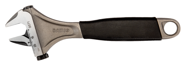 Разводной ключ с регулировкой зева с торца 95