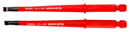 Изолированная отверточная вставка под винты со шлицем 8010SL-2P – 8050SL-2P