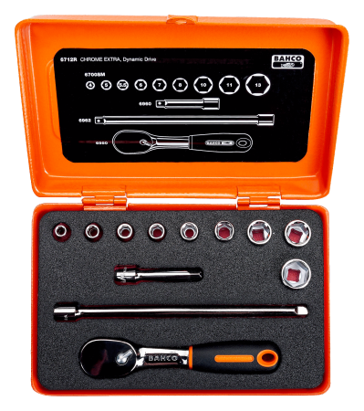 Набор торцевых головок 6712R