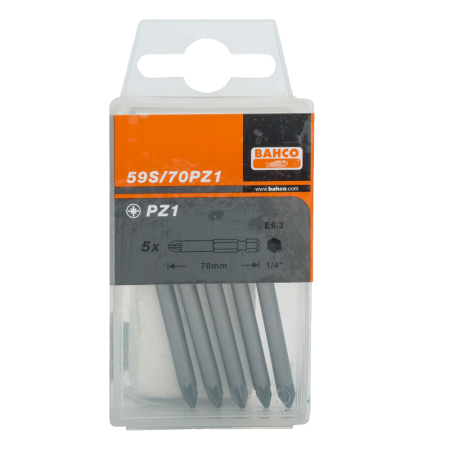 Стандартные биты для отверток Pozidriv 70 59S/70PZ
