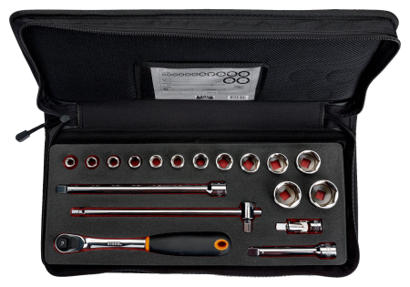 Набор торцевых головок в чехле 7818SST