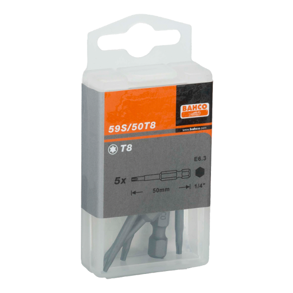 Стандартные биты для отверток Torx®, 50 мм 59S/50T