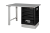 Верстак с выдвижными ящиками, металлическая столешница 1495KCWB15TS
