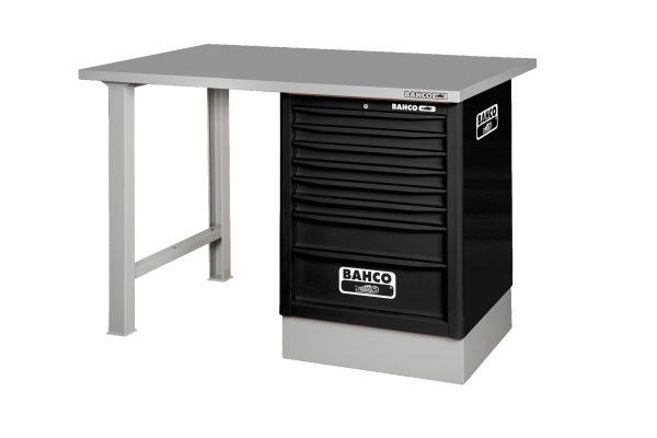 Верстак с выдвижными ящиками, металлическая столешница 1495KCWB15TS