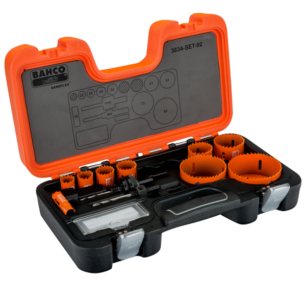 Наборы биметаллических кольцевых пил Sandflex 3834-SET-92 Наборы биметаллических кольцевых пил Sandflex 3834-SET-92