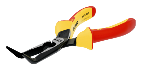 Изолированные плоскогубцы с удлиненными изогнутыми губками, 60° 2427S