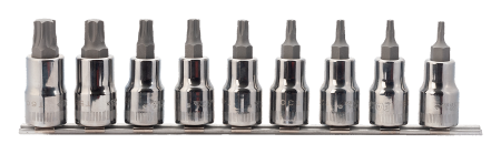 Набор торцевых головок с отверткой под винты TORX® 7809TO