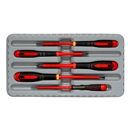 Набор изолированных отверток ERGO™, 5 штук BE-9881S