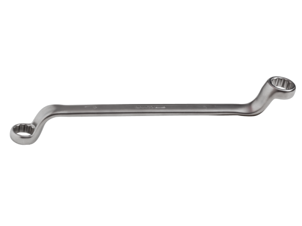 Накидной ключ двусторонний метрических размеров, изогнутый 2M Накидной ключ двусторонний метрических размеров, изогнутый 2M