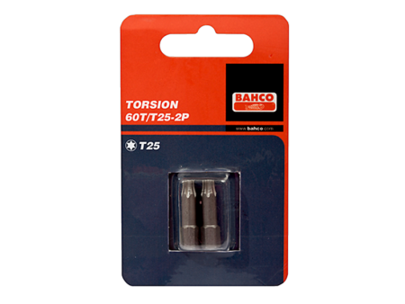 Торсионные биты для отверток Torx®, 25 мм 60T/T