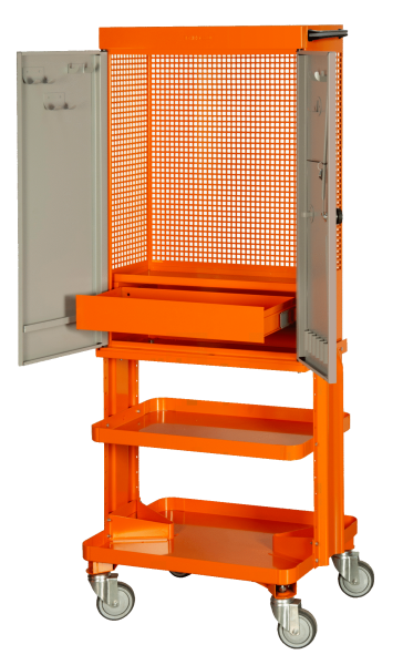 Двухдверный инструментальный шкаф на колесах 1495CD60W