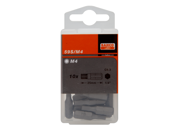 Стандартные биты для отверток XZN, 25 мм 59S/M