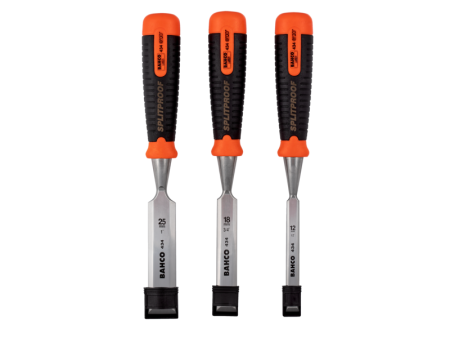 Набор стамесок с рукояткой ERGO™ в картонной коробке, 3 шт. 434-S3-EUR