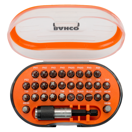 Набор стандартных бит для отверток с держателем бит, 28 предметов 59S/31-1